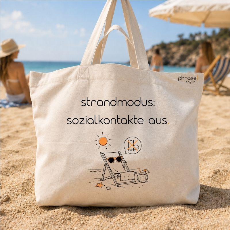 strandmodus: sozialkontakte aus. mit Visual